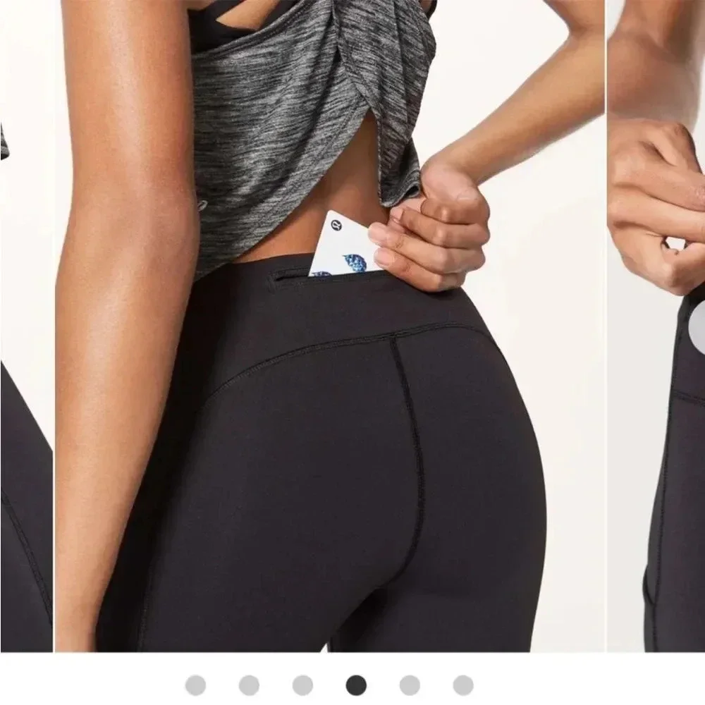 Lululemon Black Speed Up Tight *Full-On Luxtreme 28